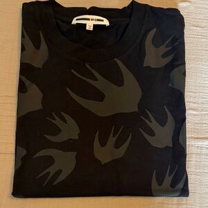 Alexander McQueen Overprint Swallow T-shirt